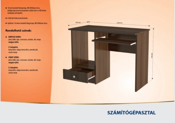Számítógépasztal BL - Image 2
