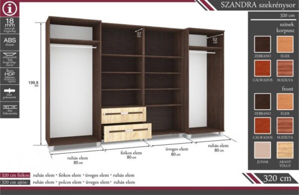 Szandra 320 szekrénysor - Image 8