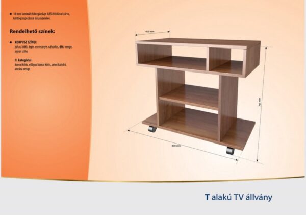 T-alakú TV-állvány - Image 2
