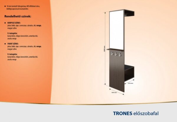 Trones előszobafal - Image 2