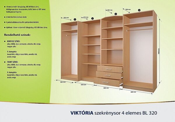 Viktória 4 elemes BL - Image 2