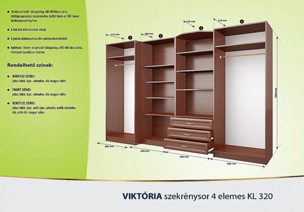 Viktória 4 elemes KL - Image 2