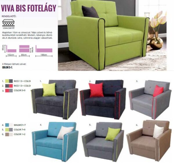 Viva Bis fotelágy - Image 2