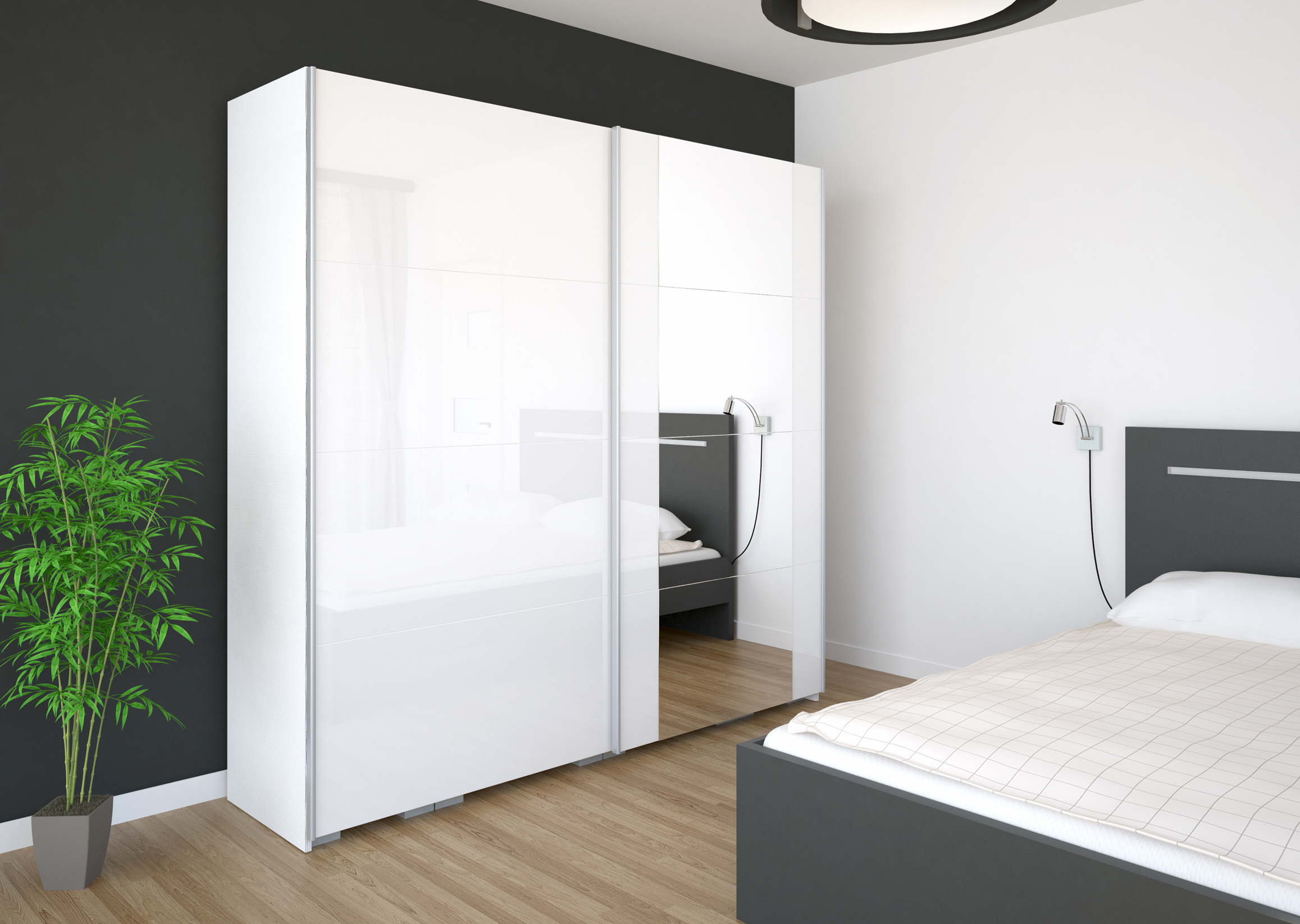 Malibu magasfényű gardrób (dny-grd) - Image 4